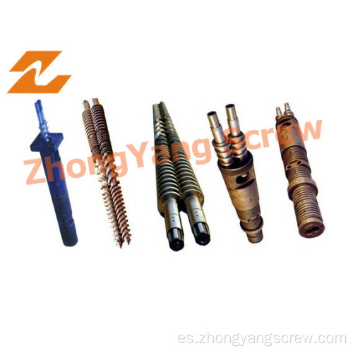 Barril extrusor de doble tornillo de 92 mm